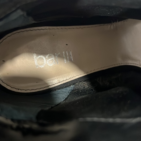 Bar III peep toe bootie slouch ankle chunky bootie - Picture 5 of 9